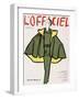 L'Officiel, Winter Special Issue - Ensemble de Robert Piguet, Tissu Lesur-Bernard Blossac-Framed Art Print