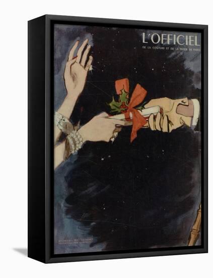 L'Officiel-Mourgue-Framed Stretched Canvas