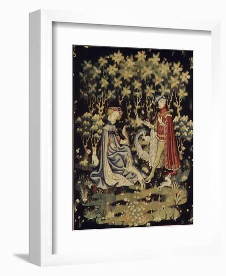 L'Offrande du coeur-null-Framed Giclee Print