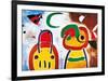 L'Oisauau Plumage Deploye-Joan Miro-Framed Art Print