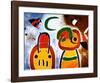 L'Oiseau au Plumage Deploye-Joan Miro-Framed Art Print