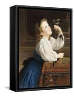 L'Oiseau Cheri, 1867-William Adolphe Bouguereau-Framed Stretched Canvas