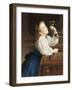 L'Oiseau Cheri, 1867-William Adolphe Bouguereau-Framed Giclee Print