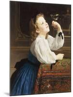 L'Oiseau Cheri, 1867-William Adolphe Bouguereau-Mounted Giclee Print