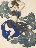 Odalisque, Costume Design for the Ballet Sheherazade by N. Rimsky-Korsakov-L?on Bakst-Mounted Giclee Print