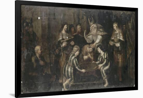 L'Onction de Salomon-Cornelis de Vos-Framed Giclee Print