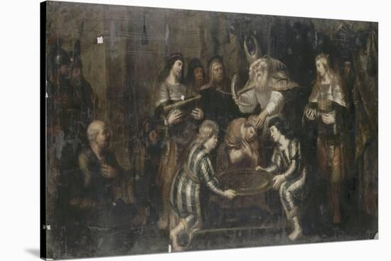 L'Onction de Salomon-Cornelis de Vos-Stretched Canvas