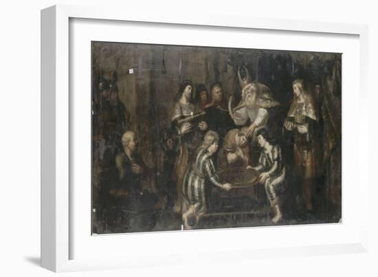 L'Onction de Salomon-Cornelis de Vos-Framed Giclee Print