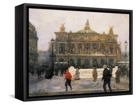 L'Opéra De Paris-Frantz Charlet-Framed Stretched Canvas