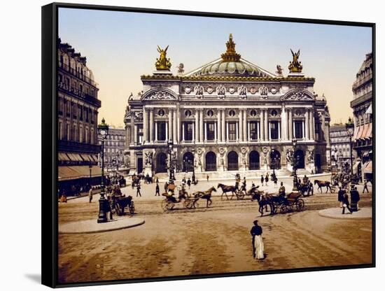 L'Opera, Paris-null-Framed Stretched Canvas