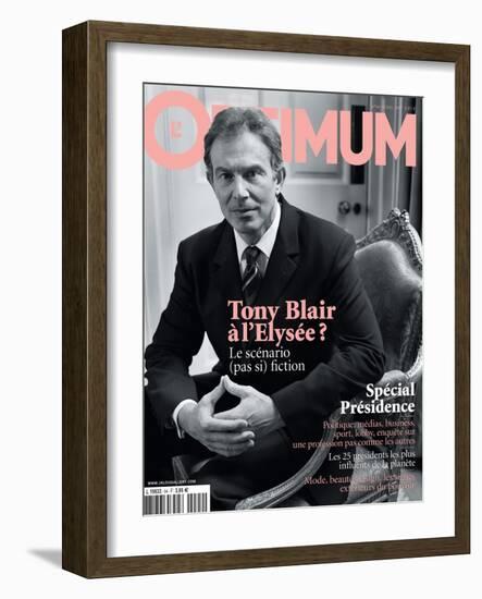 L'Optimum, April 2007 - Tony Blair-Lorenzo Agius-Framed Art Print