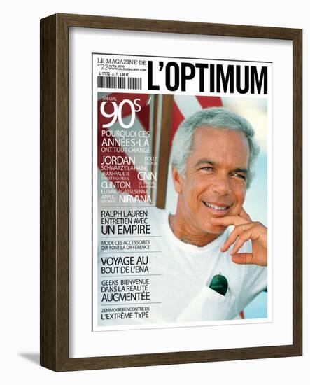 L'Optimum, April 2010 - Ralph Lauren-Mark Seliger-Framed Art Print