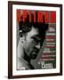 L'Optimum, April-May 1999 - Vincent Cassel Porte un Tee-Shirt Col V en Coton Chiné Calvin Klein-Antonio Spinoza-Framed Art Print