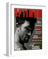 L'Optimum, April-May 1999 - Vincent Cassel Porte un Tee-Shirt Col V en Coton Chiné Calvin Klein-Antonio Spinoza-Framed Art Print