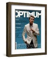 L'Optimum, April-May 2002 - Bryan Ferry Est Habillé en Gucci, Montre Polex-Benoit Peverelli-Framed Art Print