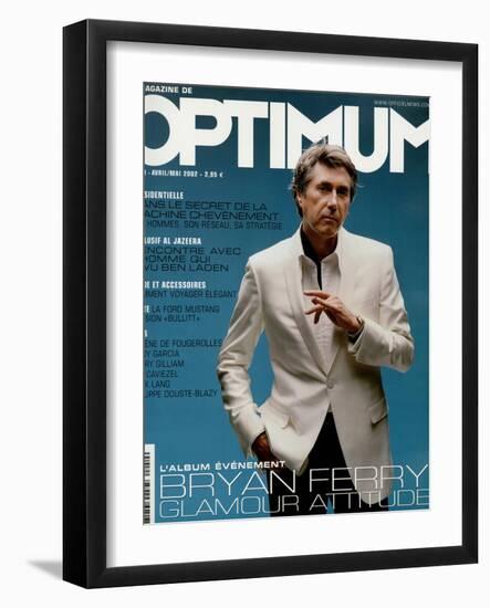 L'Optimum, April-May 2002 - Bryan Ferry Est Habillé en Gucci, Montre Polex-Benoit Peverelli-Framed Art Print