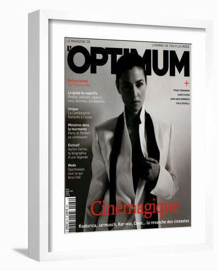 L'Optimum, April-May 2004 - Monica Bellucci-Jan Welters-Framed Art Print