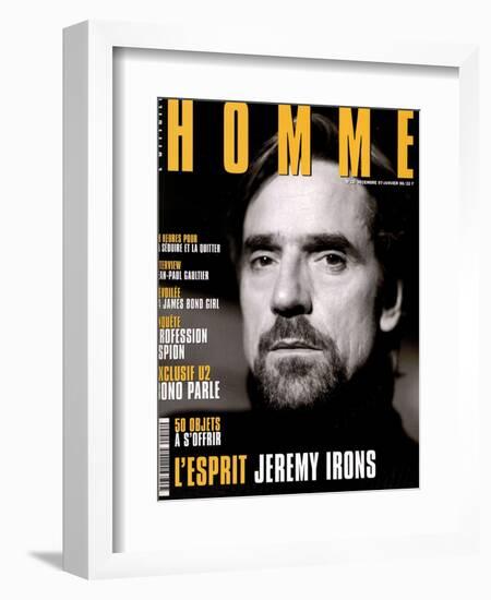 L'Optimum, December 1997-January 1998 - Jeremy Irons-Karl Dickenson-Framed Art Print