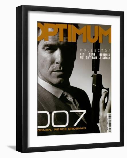 L'Optimum, December 1999-January 2000 - Pierce Brosnan-null-Framed Art Print