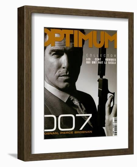 L'Optimum, December 1999-January 2000 - Pierce Brosnan-null-Framed Art Print