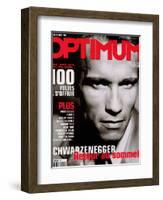 L'Optimum, December 2000-January 2000 - Arnold Schwarzenegger-John Stoddart-Framed Art Print