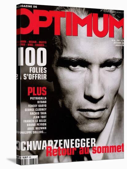 L'Optimum, December 2000-January 2000 - Arnold Schwarzenegger-John Stoddart-Stretched Canvas