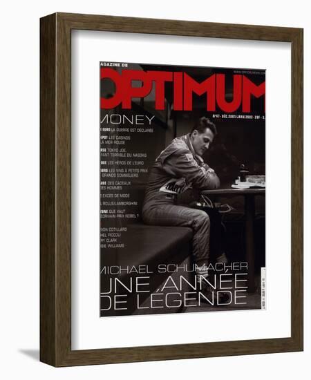 L'Optimum, December 2001-January 2002 - Michael Schumacher-Peter Marlow-Framed Art Print