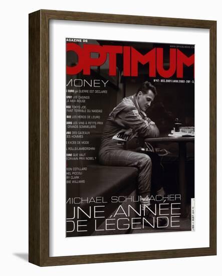 L'Optimum, December 2001-January 2002 - Michael Schumacher-Peter Marlow-Framed Art Print