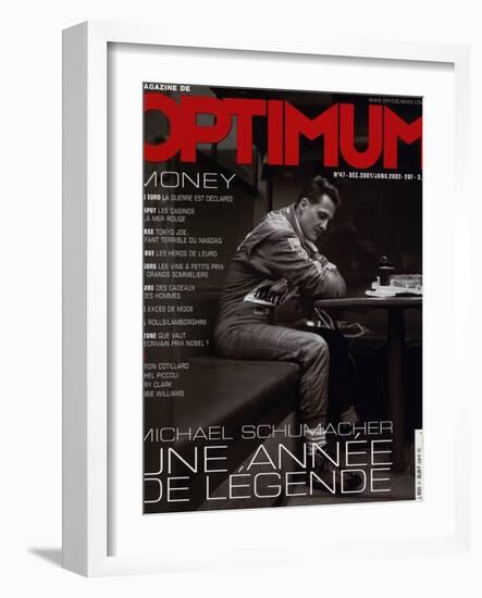 L'Optimum, December 2001-January 2002 - Michael Schumacher-Peter Marlow-Framed Art Print
