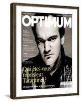 L'Optimum, December 2003-January 2004 - Quentin Tarantino Habillé Par Lv-Patrick Swirc-Framed Art Print