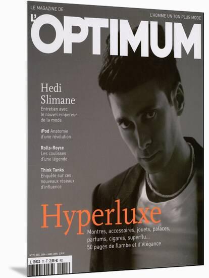 L'Optimum, December 2004-January 2005 - Hedi Slimane-Y.R.-Mounted Art Print