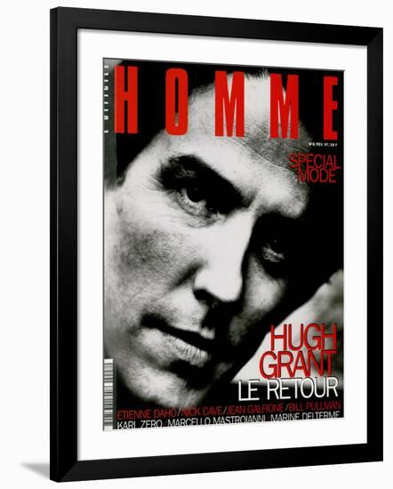 L'Optimum, February 1997 - Hugh Grant-Marcel Hartmann-Framed Art Print