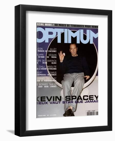 L'Optimum, February 2000 - Kevin Spacey Habillé en Prada-Richard Wright-Framed Art Print