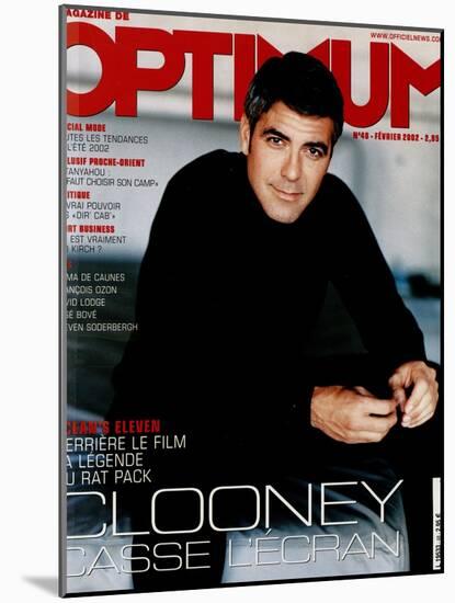 L'Optimum, February 2002 - George Clooney-Mark Seliger-Mounted Art Print