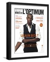 L'Optimum, July-August 2011 - Usain Bolt-Ralph Mecke-Framed Art Print