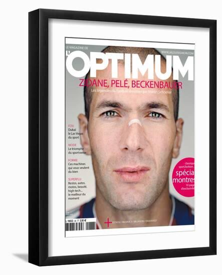 L'Optimum, June 2006 - Zinédine Zidane-Martin Schoeller-Framed Art Print