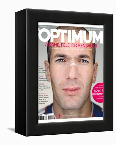 L'Optimum, June 2006 - Zinédine Zidane-Martin Schoeller-Framed Stretched Canvas