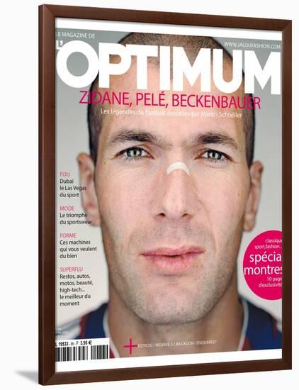 L'Optimum, June 2006 - Zinédine Zidane-Martin Schoeller-Framed Art Print