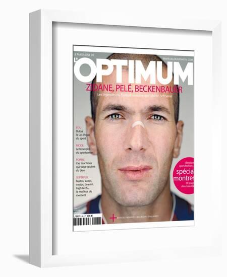 L'Optimum, June 2006 - Zinédine Zidane-Martin Schoeller-Framed Art Print