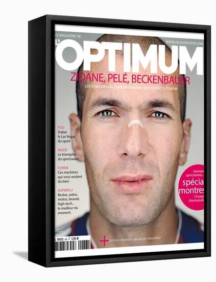 L'Optimum, June 2006 - Zinédine Zidane-Martin Schoeller-Framed Stretched Canvas