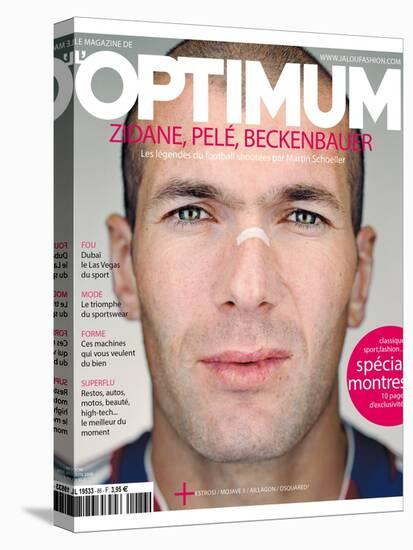 L'Optimum, June 2006 - Zinédine Zidane-Martin Schoeller-Stretched Canvas