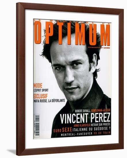 L'Optimum, June-July 1998 - Vincent Perez-Marcel Hartmann-Framed Art Print