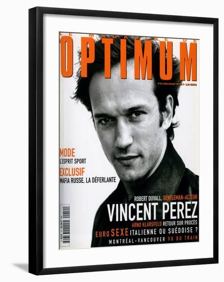 L'Optimum, June-July 1998 - Vincent Perez-Marcel Hartmann-Framed Art Print