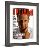 L'Optimum, June-July 1999 - Michael Schumacher-Bernard Asset-Framed Art Print