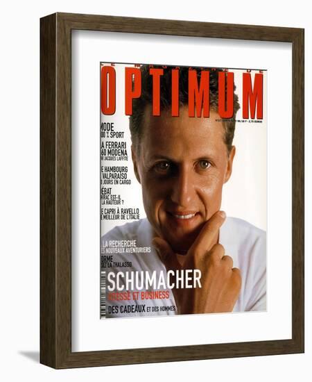 L'Optimum, June-July 1999 - Michael Schumacher-Bernard Asset-Framed Art Print