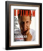 L'Optimum, June-July 1999 - Michael Schumacher-Bernard Asset-Framed Art Print