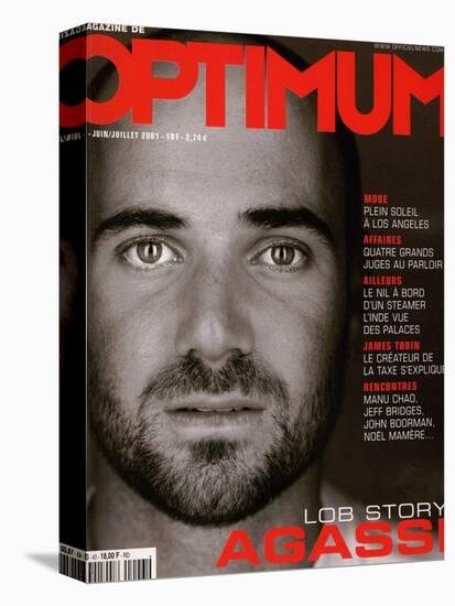 L'Optimum, June-July 2001 - André Agassi-Martin Schoeller-Stretched Canvas