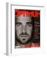 L'Optimum, June-July 2001 - André Agassi-Martin Schoeller-Framed Art Print