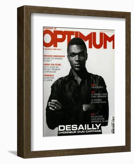 L'Optimum, June-July 2002 - Marcel Desailly-Jan Welters-Framed Art Print