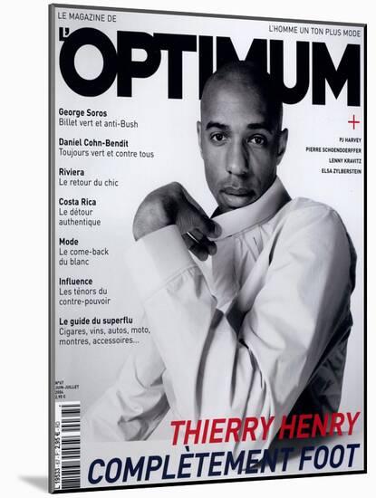 L'Optimum, June-July 2004 - Thierry Henry Porte un Blouson Nike-Mike Thomas-Mounted Art Print